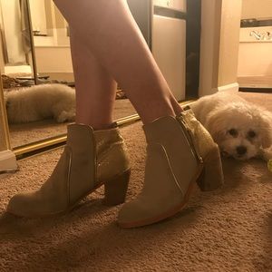 Rocket Golden Sparkled heel Colin Stuart Booties
